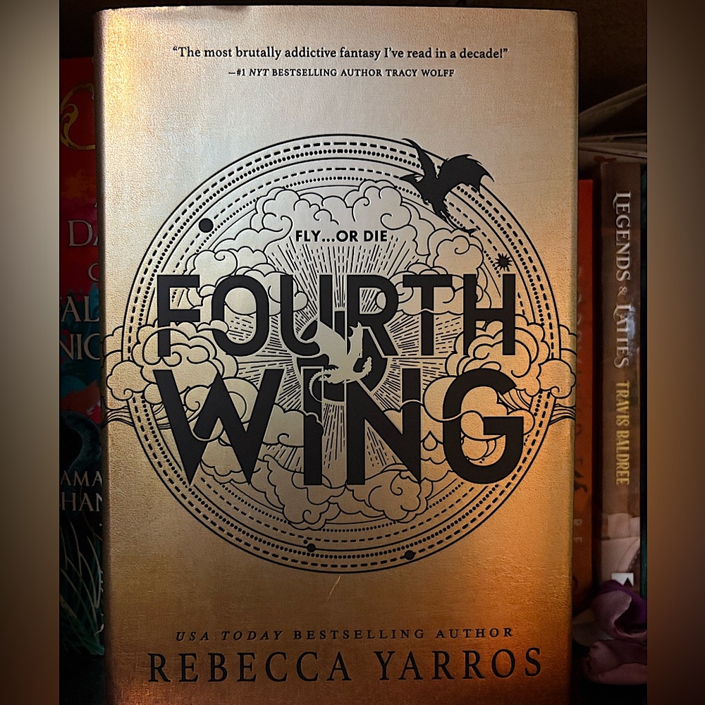 First Edition Hardcover First Wing by Rebecca Yarros w/ sprayed edges
